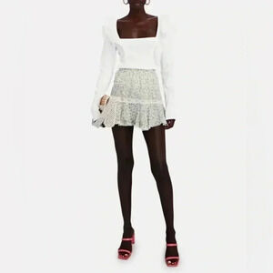 VERONICA BEARD - Gidea Ruffled Poplin Top NWOT